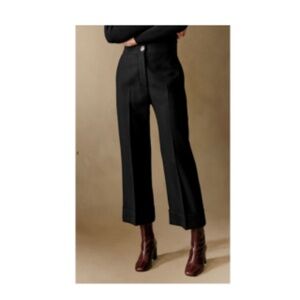 Sezane Damon Trouser - Size 40. Black